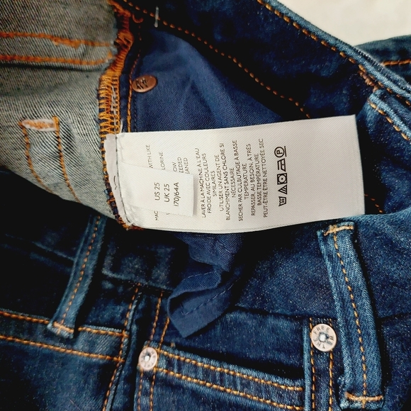 NEW We The Free Montana High Rise Blue Cotton Denim Pockets Skinny Jeans P1402 - Picture 9 of 11